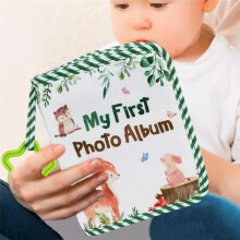 Photo Book for Children Growth Record Photo Book Bunny Growth Record Photo Book Deer Owl Family Pictures Display Book