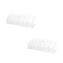 Purse Organizer for Closet,Handbag Organizer,2 Pack Acrylic Transparent Purse Storage,Adjustable Purse Storage Organizer