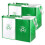 4PCS Recycle Waste Bin Bags for Kitchen Home Trash Sorting Bins Organizer Waterproof Baskets Compartment Container 2