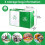 4PCS Recycle Waste Bin Bags for Kitchen Home Trash Sorting Bins Organizer Waterproof Baskets Compartment Container 9