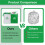 4PCS Recycle Waste Bin Bags for Kitchen Home Trash Sorting Bins Organizer Waterproof Baskets Compartment Container 7