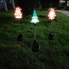 Solarlampe Schwingende Bodenlampe 71 cm 600 mAh Mehrfarbig