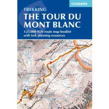 Tour du Mont Blanc Map Booklet by Jonathan Williams Paperback Book