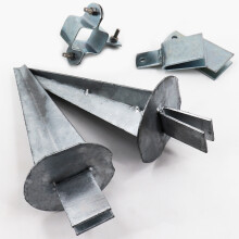 7 Corner brace sets for Z-section Post Game fencing Forest fencing