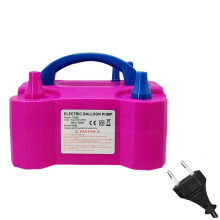 Luftballonpumpe, Tragbar, Doppeldüse, Elektrisches Ballonaufblasgebläse für Partydekoration, Füllballons, 600 W, EU-Stecker B