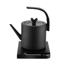 1.0 L Gooseneck Electric Kettle 6Temperature Settings 1000W Boiling Kettle for Coffee/Tea/Oatmeal, Free A EU Plug