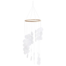 Natural Shell Wind Chimes Dream Catcher Outdoor Yard Decoration Bedroom Living Room Hanging Pendant White