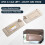 Car Left Right Sun Visor with Make- Mirror Beige for  T700 T800 4