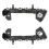 For  Cruze 2016 2017 2018 19 Car Front Bumper Retainer Brackets Spacer Pair Side  Mount Support 84229332 4