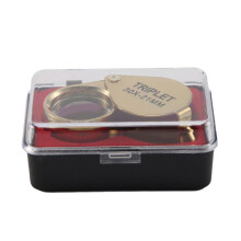 Portable 30X Power 21Mm Jewelers Magnifier Foldable Gold Eye Loupe Jewelry Store Magnifying Glass