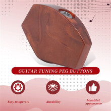 6 Pcs/Set Guitar Tuning Peg Buttons, Tuning Pegs Knobs Machine Heads Buttons for Guitar