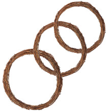 3PC 10/12 Pollici Corona di Vite Naturale  nel Rattan DIY Artigianato Base per Ghirlanda Ghirlanda Che Fa Decorazione Domestica