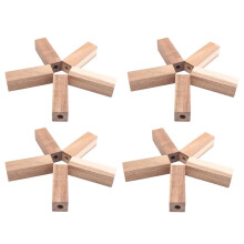 20 Pcs Pre Drilled 7mm Wood Pen Blanks for Woodturning Pen Turning Kit for Pen Making Supplies DIY Crafts