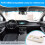 1Pair Car Sun Visor Inside Sunshade Gray for Jetour X90 3
