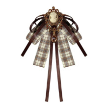 British Retro Preppy Style Brooch Beauty Bow Brooch Bow Tie Women'S Accessories B
