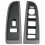 1Pair Front Window  Bezel 89045128 89045120 for Chevy Silverado  Sierra 03-07 Armrest Upper Panel Dark Gray 1