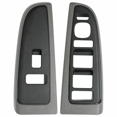 1Pair Front Window  Bezel 89045128 89045120 for Chevy Silverado  Sierra 03-07 Armrest Upper Panel Dark Gray