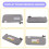 Car Sunshield Sunvisor Interior Sun Visor for  Yaris 2008-2013 74320-52810 Left 7