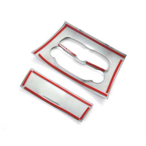 Central Control Storage Box AC Control  Cover Trim for  300 300C 2015-2023 Accessories Carbon Fiber 2