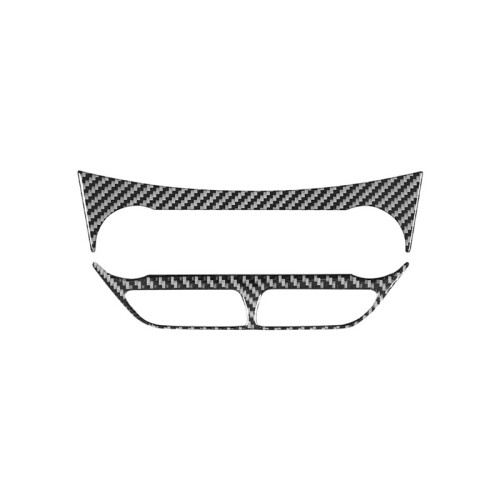 Carbon Fiber for  Escape 2013-2016 Center Console AC Control Panel Cover Trim Interior Accessoreis