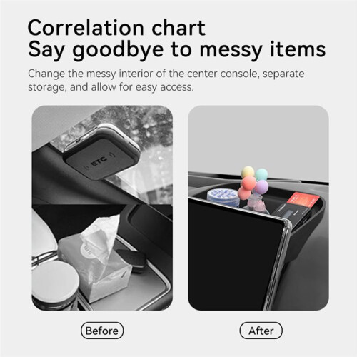 Center Console Dash Organizer for   6 2024 2025 Dashboard Tray Storage Box Accessories 1