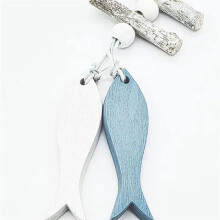 Colgante de Madera de Estilo Marino, Artesanía de Viento del Océano, Pequeño, Accesorio Innovador, Decoración para Colgar en la Pared-A