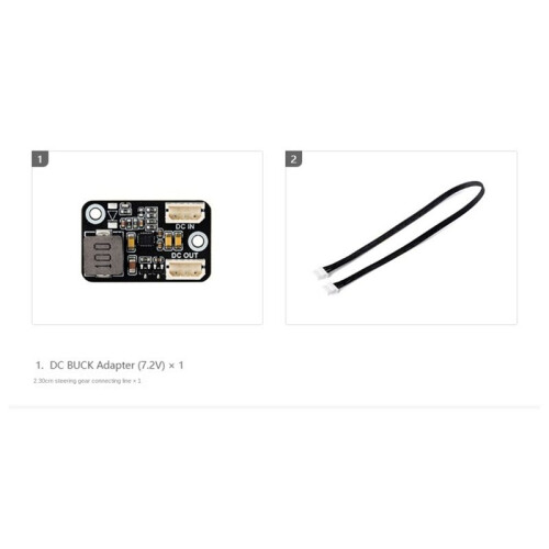 Waveshare Bus Servo Buck  Module Designed for Bus Servo 7.2V Buck Regulator Portable Module 2