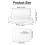 File Folder Tabs, 100 Sets Hanging File Folder Labels 2Inch Plastic Tabs and Inserts for Hanging File Folders 8