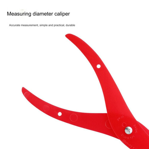 Pottery Tool Arc Plastic Caliper Inner and Outer Diameter Measuring Caliper Pottery Ceramic Sculpture Measuring Tool 1