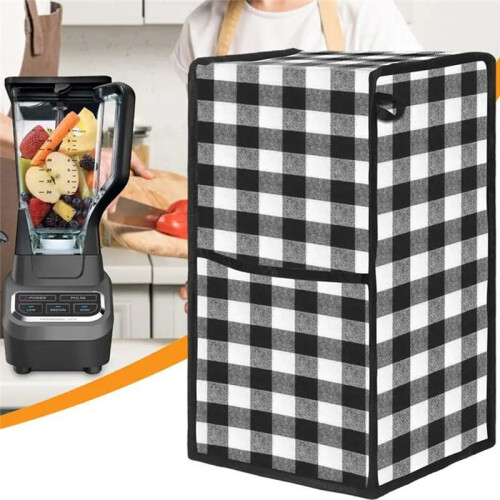 Blender Protector Anti-Stain Cover for Kitchen Blender Protection with Accessory Pocket Kitchen Blender Storage Protects 2