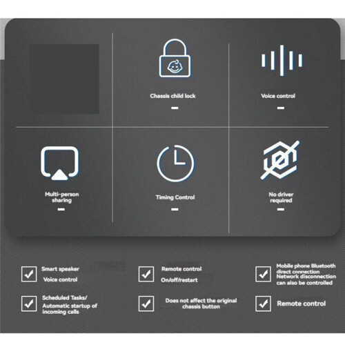 Tuya Computer Power Reset  PCIE Card Computer Remote Boot Card APP Remote Control for  Home/Amazon Echo 1