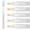 Acrylic Paint Markers,6 Pcs Empty Markers, Fillable Paint Touch  Pen, Round Tilted Flat  Refillable Paints 1