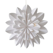 Lanterna A Forma di Stella di Carta A LED Ecologica - Decorazioni Natalizie Luci Fatate Decorazione per Vetrine Ciondolo A