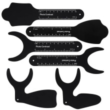 Contraste Dentário Intraoral Fotográfico, 6 Peças Kit de Contraste Fotográfico Dentário Kit de Fotografia Intraoral Palatina