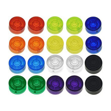 20 Stuks Kleurrijke Gitaar Effect Pedaal Voetschakelaar Topper Voet Nail Cap Beschermkap voor Gitaar Effect Pedaal Beschermkap