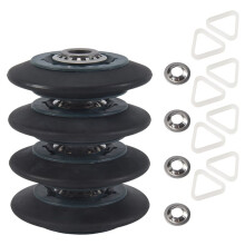 4Pack W10314173 Dryer Drum Roller Replacement for Dryer Compatible with WPW10314173 Roller Drum Support Kit Dryer Parts
