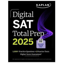 Digital SAT Total Prep 2025 Includes 2 Full Length Practice Tests 1000