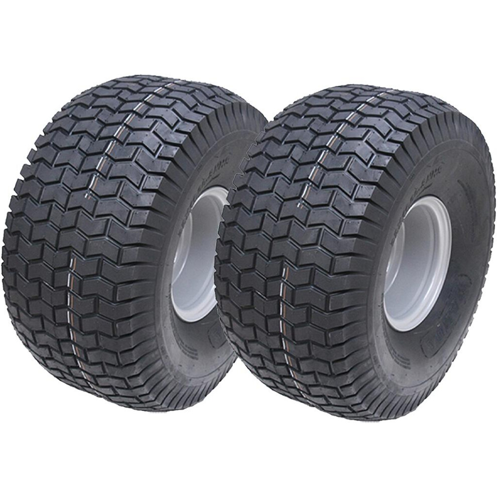 22X11.00-8 Grass Tyre, Wanda P512 On 100Mm Pcd, Ride On Mower, 4Ply - Set Of 2 - 5056116802699