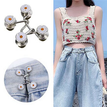 Ajustable Jeans BotóN Pin Set Cintura Tensor Oso Clip Oso Pantalones Clip Oso Botones para Jeans Falda