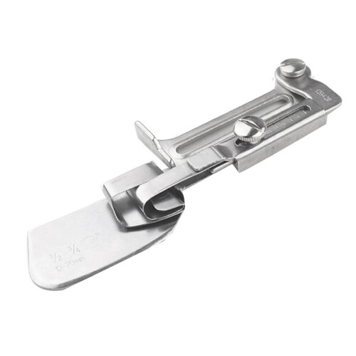 Sewing Rolled , Adjustable Width Rolled Hemmer Foot, Sewing Machine Rolled Hem Attachment Hemming Tool (15-25mm)