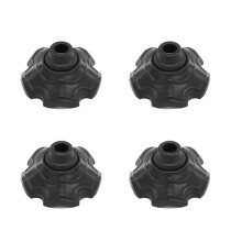 4Pcs Chair Leg Caps Non-Slip Camping Stool Leg Caps Furniture Feet Cover Fishing Chair Accessory 13mm