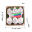 6 Pcs Easter DIY Hand-Painted Eggs 2024 Cartoon Eggs Children's Handmade Gift Easter Egg Painting Kit-D 8