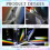 2Pcs 6Inch Crystal Optical Glass Triangular Prism for Photography Effects Physics Teaching Light Spectrum Optics Kits 3