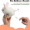 A Wagging Tail Rabbit Wind- Plush Toys,Clockwork ,Wagging Tail Rotating Interactive Toys Stuffed Plush Toy 4