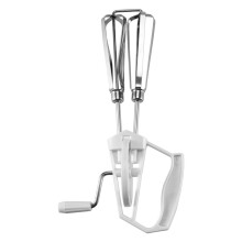 Rotary Manual Hand Whisk Egg Beater Mixer Blender Stainless Steel Kitchen Tools