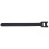 100 X adjustable black nylon cable tie L 15cm 4