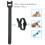 100 X adjustable black nylon cable tie L 15cm 10