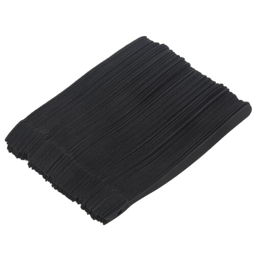 100 X adjustable black nylon cable tie L 15cm 1