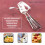 Rotary Manual Hand Whisk Egg Beater Mixer Blender Stainless Steel Kitchen Tools 4