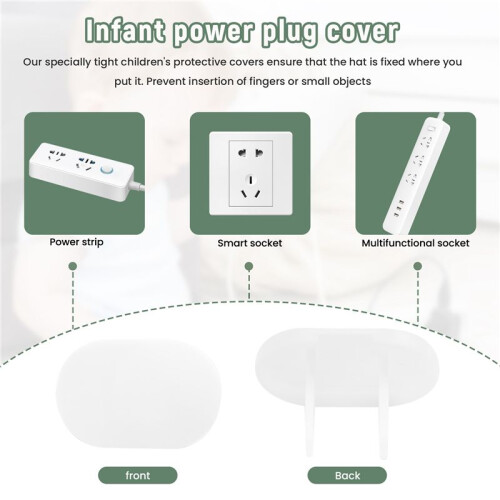 Plug Cover, Socket Plug Cover, (40 Pcs) Socket Plug, Socket Plug Cover, Baby Proof Socket Plug, For Baby Protection Electrical Protector Advanced 2